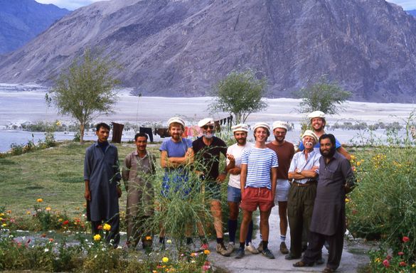 Outside The K2 Hotel In Skardu 1984