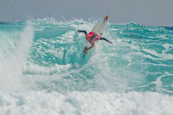 Carissa Moore, credit to Nick Woolacott/Surfing WA