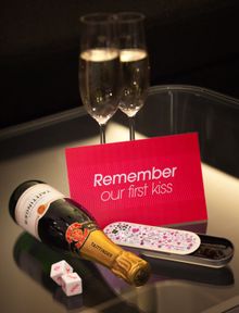 Surprise with romantic décor, playful and naughty games, caviar, champagne and seductive dinner  in the privacy of sexy suites a