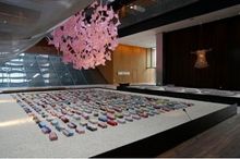 Artist Ma Han’s latest two art pieces – “Flags of All Nations” and “Circle” at The Opposite House