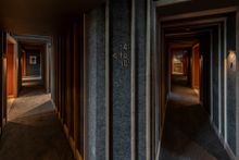 New hotel wing at Ovolo Nishi hallway