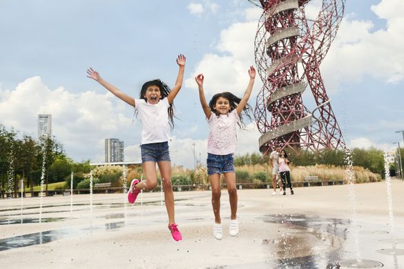 Fountains at Queen Elizabeth Olympic Park