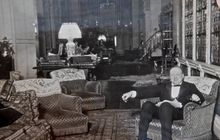Sir Winston Churchill at Blenheim Palace