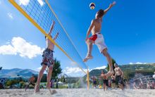 Crans-Montana beach