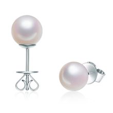 CHOW TAI FOOK 18K White Gold Pearl Earrings