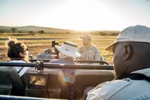 This new service includes rigging safari vehicles with a camera and three monitors positioned throughout the safari vehicle.