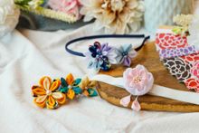 傳統和風布花頭飾