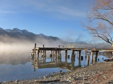 Kinloch jetty, Glenorchy, New Zealand