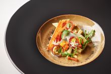 Artichokes barigoule served warm