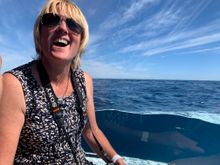 Kim Purcell descends into the Great Barrier Reef with scUber