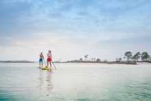 The tranquil waters of the Gulf of Mexico and scenic waterways of Florida’s Emerald Coast make it the perfect place to partake in stand-up paddleboarding.