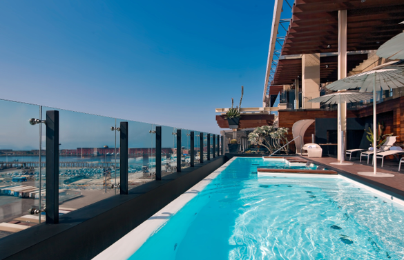Romeo Hotel, Naples - plunge pool
