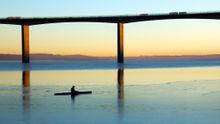 Kayaking in the Vejle Fjord