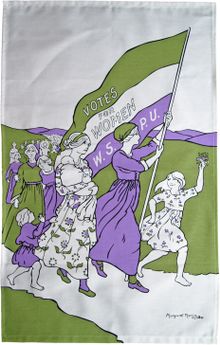 Women's March tea towel from Radical Tea Towel - £12.99