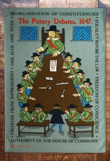 Putney Debates tea towel from Radical Tea Towel - £12.99