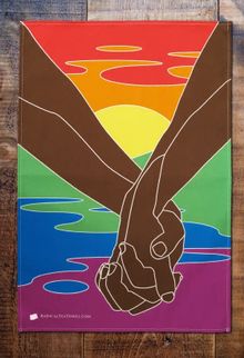 LGBT tea towel from Radical Tea Towel - £12.99