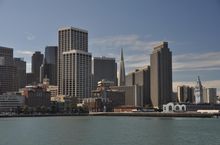 Downtown San Francisco skyline views during the Bridge 2 Bridge Cruise