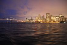 Downtown San Francisco as seen from aboard the California Twilight Cruise