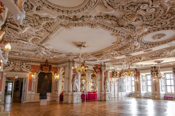 Ballroom Friedenstein Palace, palace museum Ballroom Friedenstein Palace, palace museum