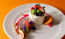 Dessert inspired by ART Colours Exhibit