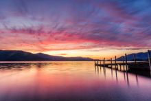 Sunset over Derwentwater