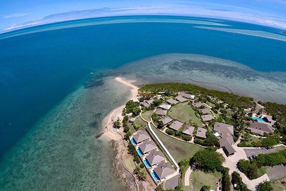 Das Volivoli Beach Resort liegt an der Nordspitze von Viti Levu in Rakiraki