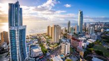 Surfers Paradise Sunrise with Hilton and Q1
