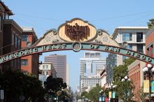 San Diego\'s downtown Gaslamp Quarter (photo credit: sandiego.org)