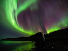 Northern Lights over Reykjanes