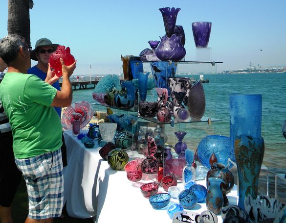 Coronado Art Walk at the Coronado Ferry Landing.