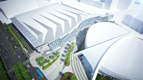 Anaheim Convention Center expansion rendering