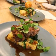 Sous vide rump of lamb