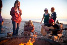 Campfire at Oceanside Beaches