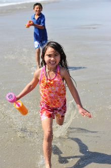 Family Play at Oceanside Beaches