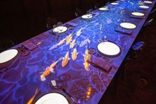 Digital mapping with seascape visuals 