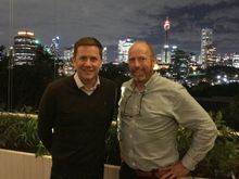 Hurtigruten's CEO Daniel Skjeldam and 50DN's CEO Tietse Stelma