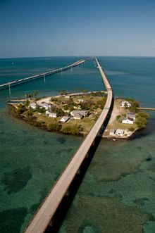 The island once served as a base camp for workers during construction of the original Seven Mile Bridge. Photo by Andy Newman