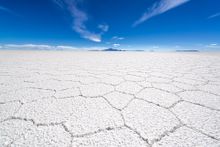 The Uyuni Salt flats in Southern Bolivia