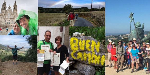 Happy pilgrims on the Camino with CaminoWays.com Happy pilgrims on the Camino with CaminoWays.com