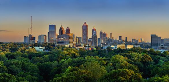 Skyline over Atlanta