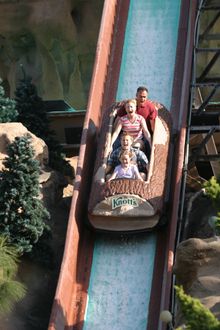 Knott's Berry Farm's classic Log Ride