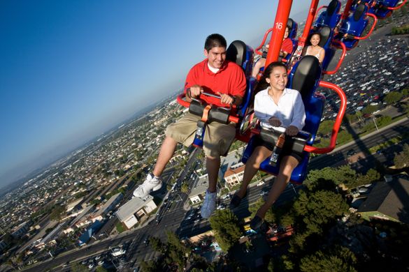 Knott\'s WindSeeker opened in August 2011