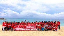 RED PLANET CLEANS UP OKINAWA'S BIBI BEACH 