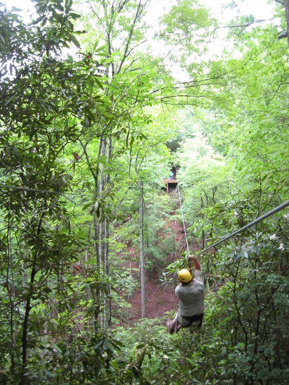 Canopy Tour Zip Lines - Photo Credit: NC Division of Tourism