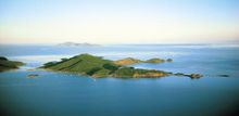 Brampton Island one of the Cumberland Group of Islands at the southern end of the Whitsundays