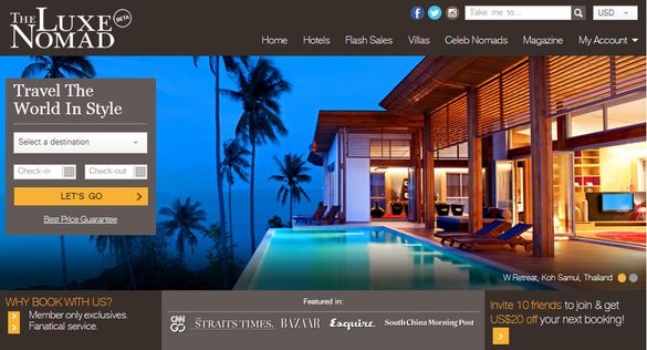 Theluxenomad.Com Relaunches Site 