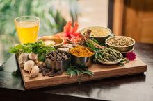 Delicious Ayurvedic vegetarian meals