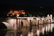 Heidelberg Old Bridge at Night
