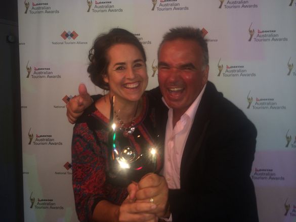 Vicki & Mark Norek - winners are grinners