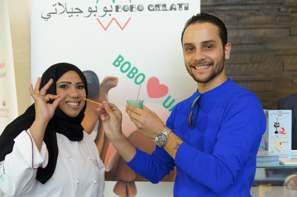 The UAE Celebrity Chef Khulood Atiq Gives  Giuseppe Abbatiello Her Gelato Seal Of Approval